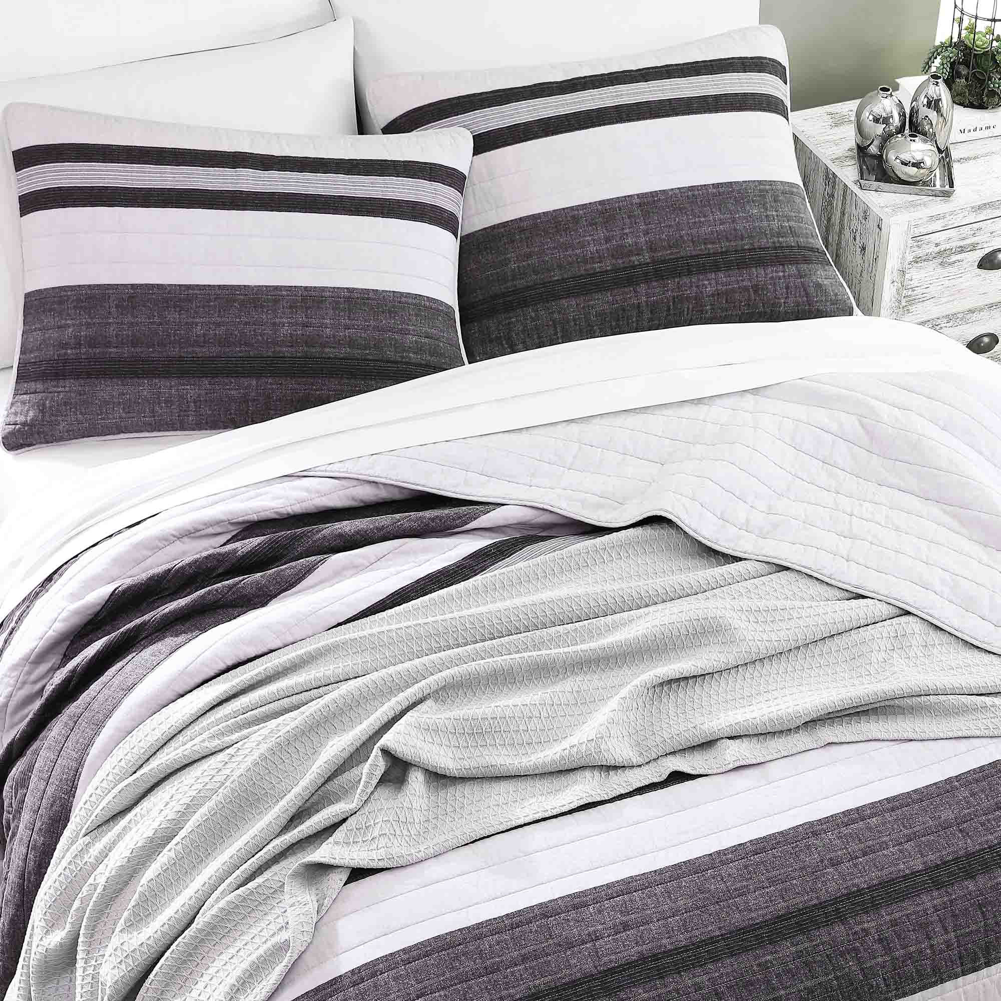 Set De Colcha Ardmore Dark Grey - Image 3